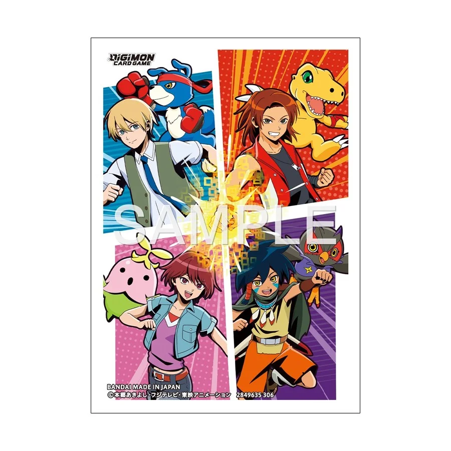 Digimon Card Game - Official Card Sleeve (60 Sleeves) - Savers/Data Squad